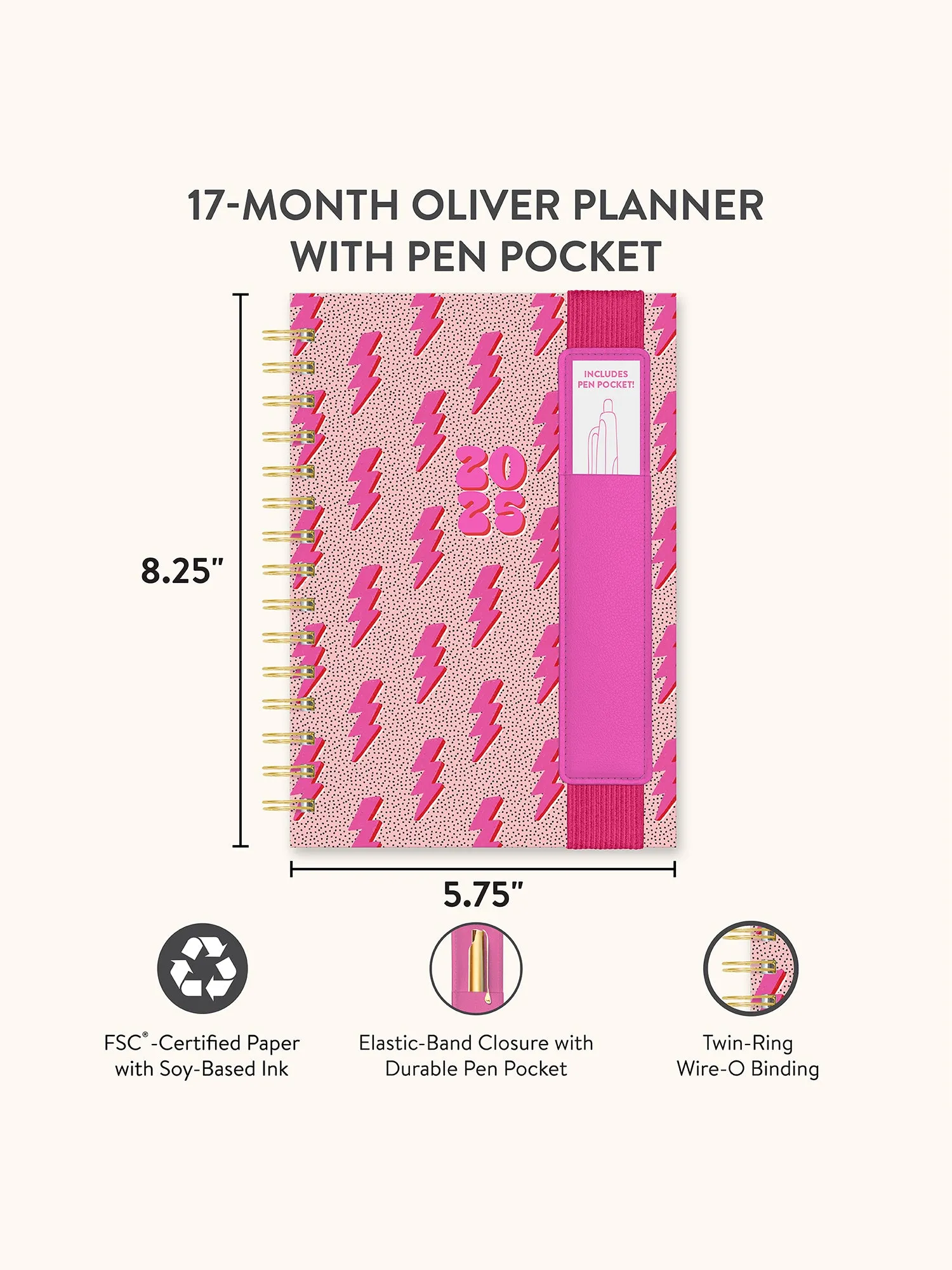 2025 Charged Up Oliver Planner