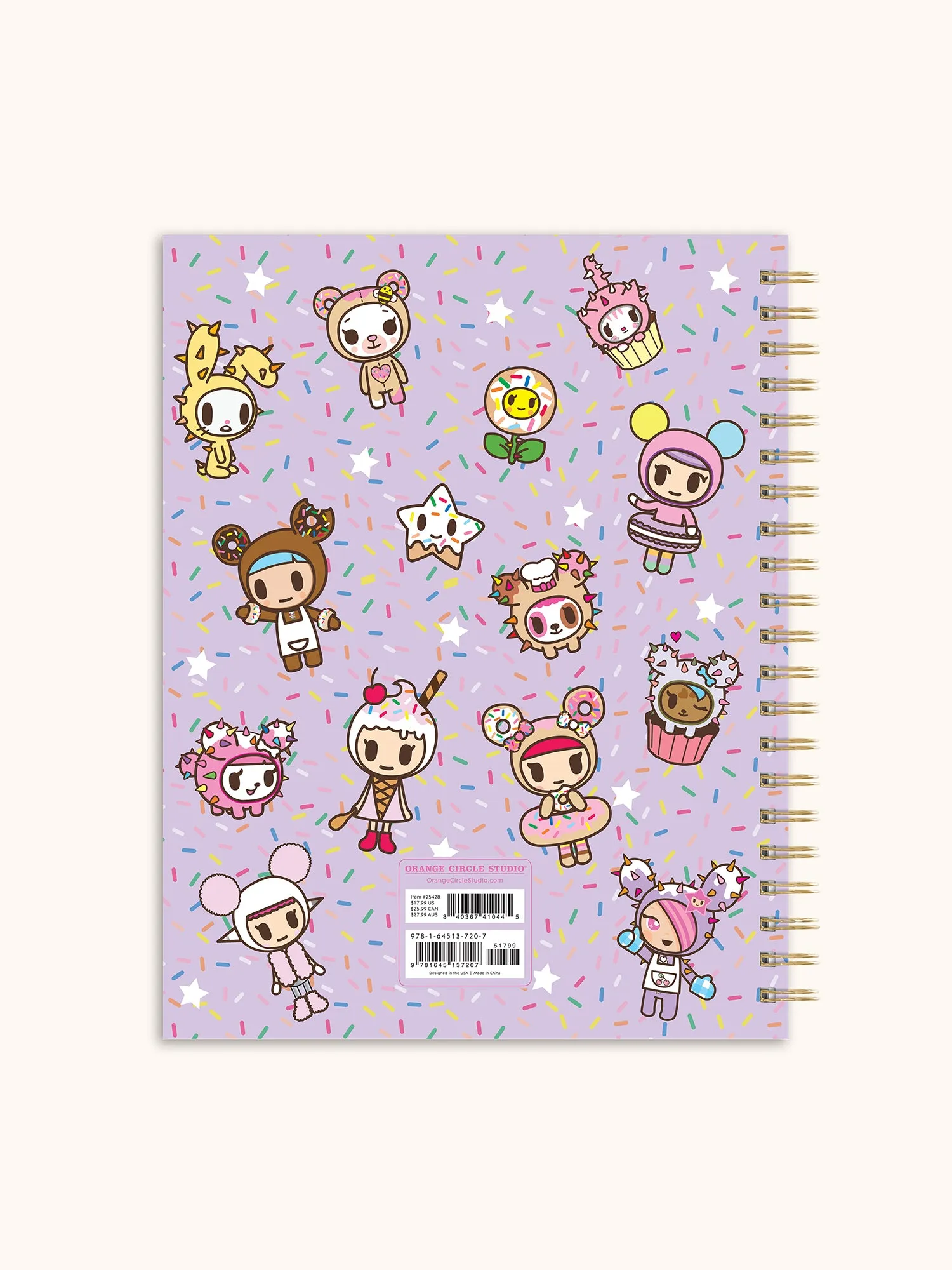 2025 tokidoki Donutella XL Spiral Planner