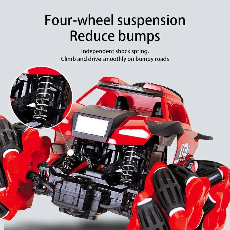 2.4g Remote Control Truck Speed Drift Car Toy Cross-country Racing Handle Remote Red