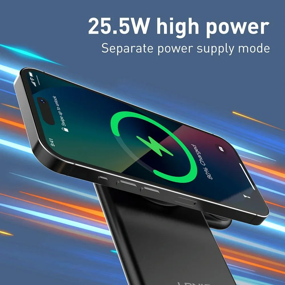 25.5W 5 In 1 Magsafe Wireless Charger   Type C Cable