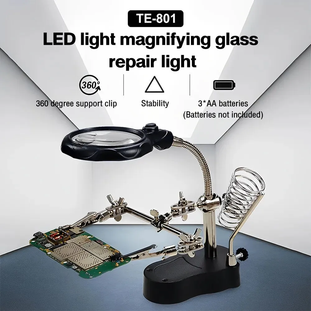 3.5x 12x Welding Magnifier for Soldering Iron