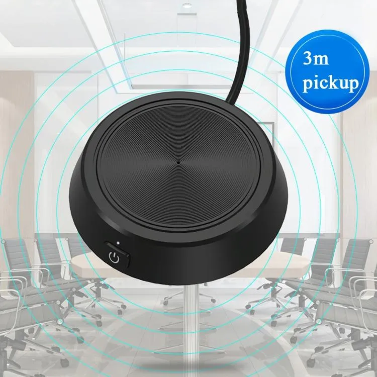 360-Degree USB Conference Microphone for Webcasts and Calls