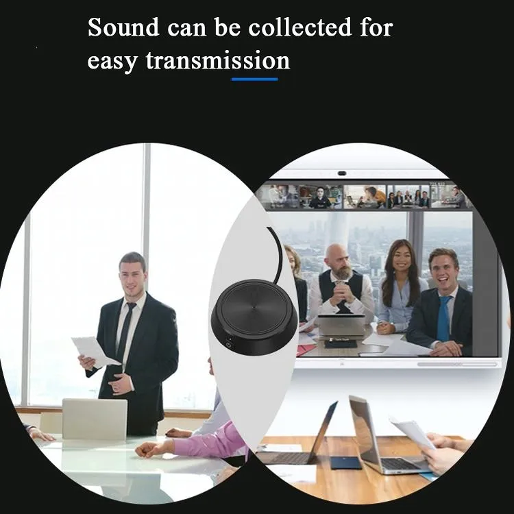 360-Degree USB Conference Microphone for Webcasts and Calls