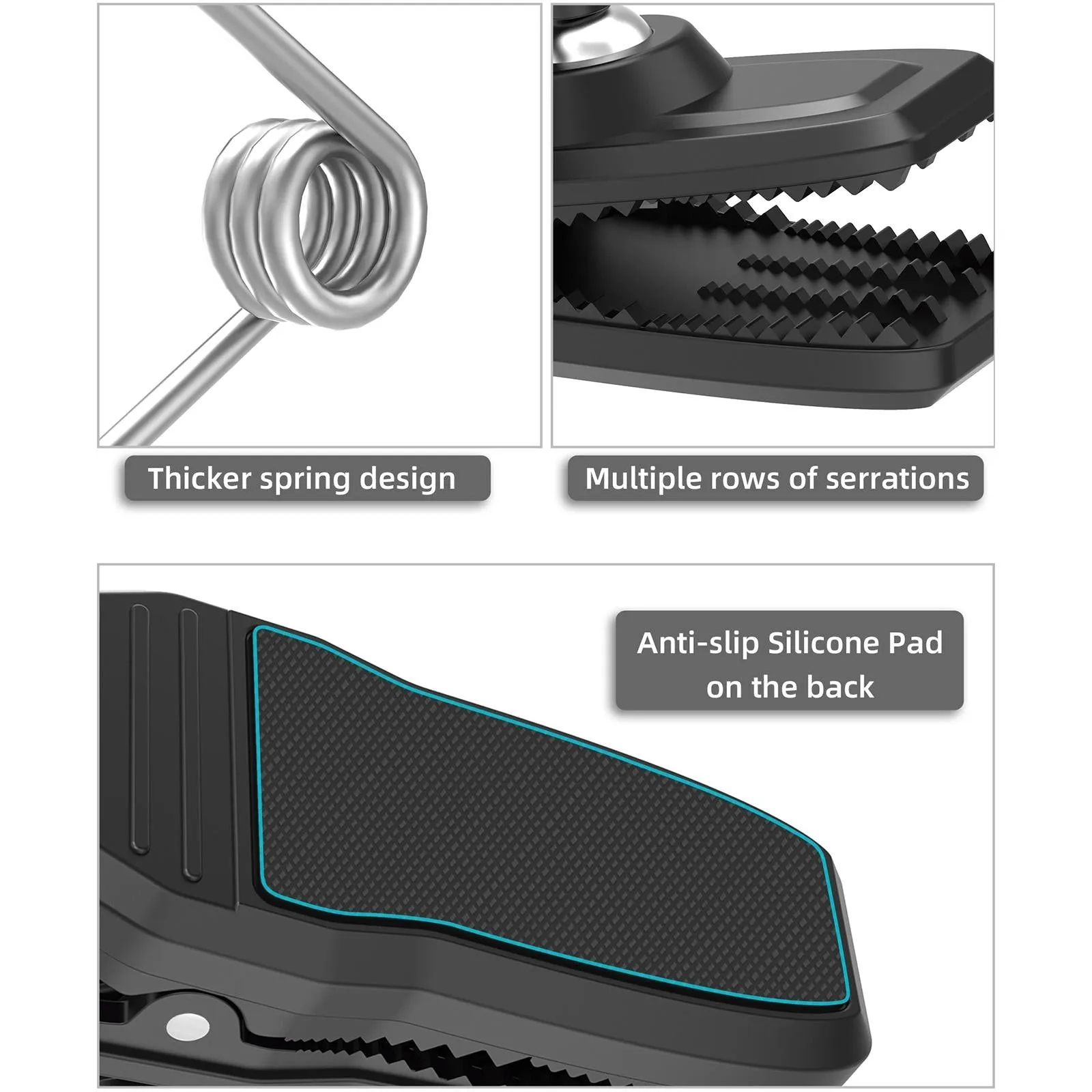 360° Swivel Backpack Clip | For Magnetic Action Camera Mount