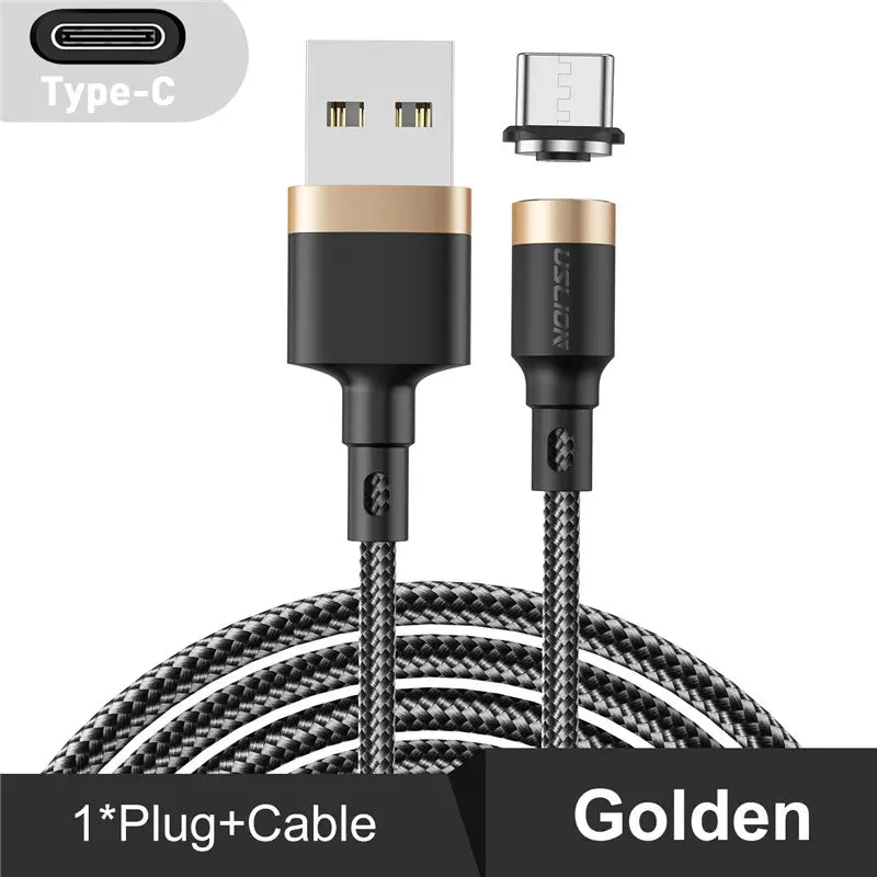 3a Magnetic Fast Charge Cable for Iphone Xs Max Xr 8 7 6s Plus Samsung Xiaomi Huawei