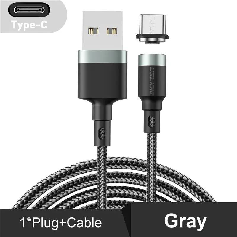 3a Magnetic Fast Charge Cable for Iphone Xs Max Xr 8 7 6s Plus Samsung Xiaomi Huawei