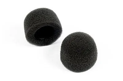 3M PELTOR M60/2 Cup Mic Windsock, Black. One Pair