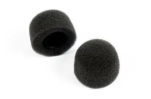 3M PELTOR M60/2 Cup Mic Windsock, Black. One Pair