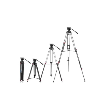 74 Pro Video Tripod with Fluid Head Heavy Duty Aluminum 360 Pan Tilt for Dslr & Camcorder