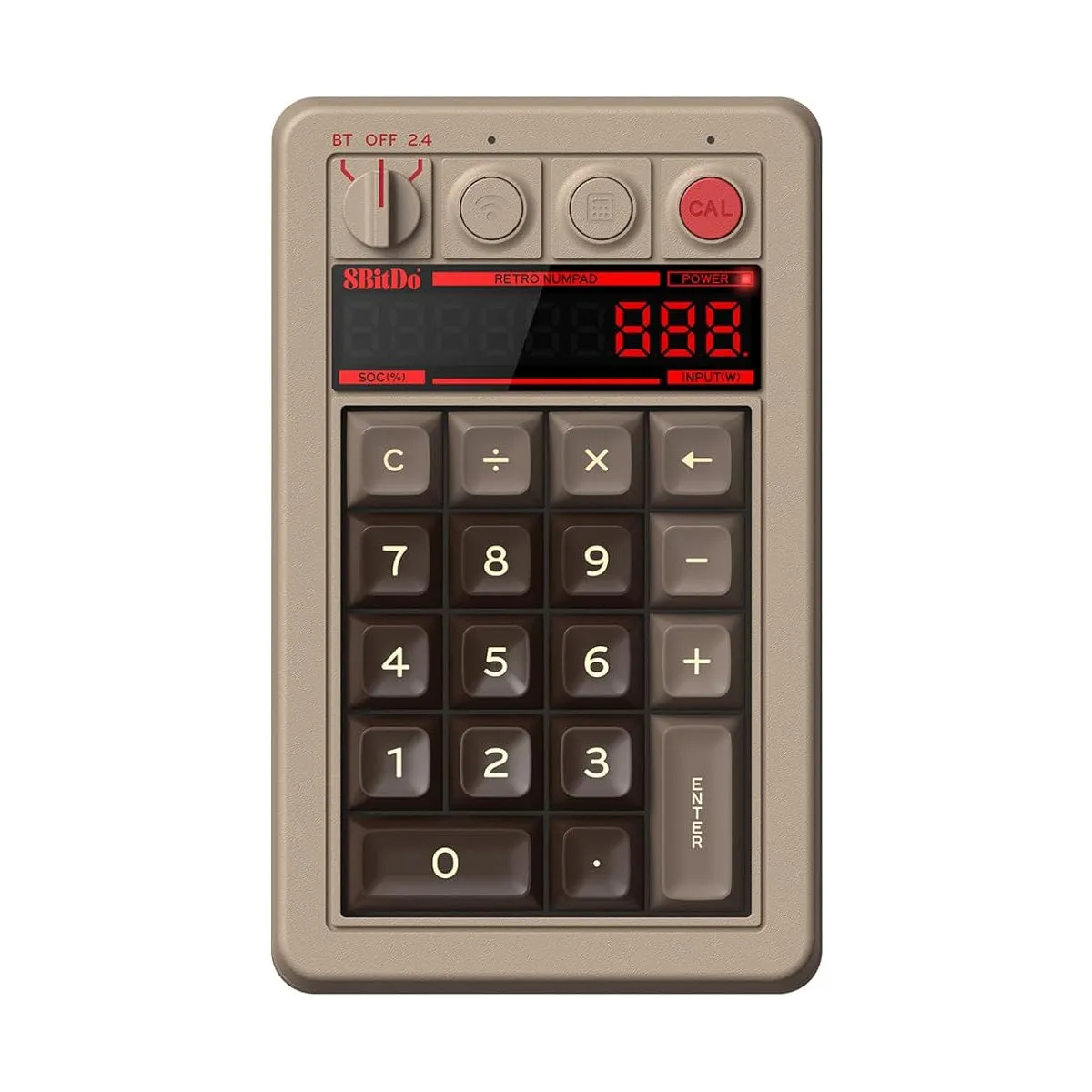 8BitDo Retro 18 Mechanical Numpad C64 Edition