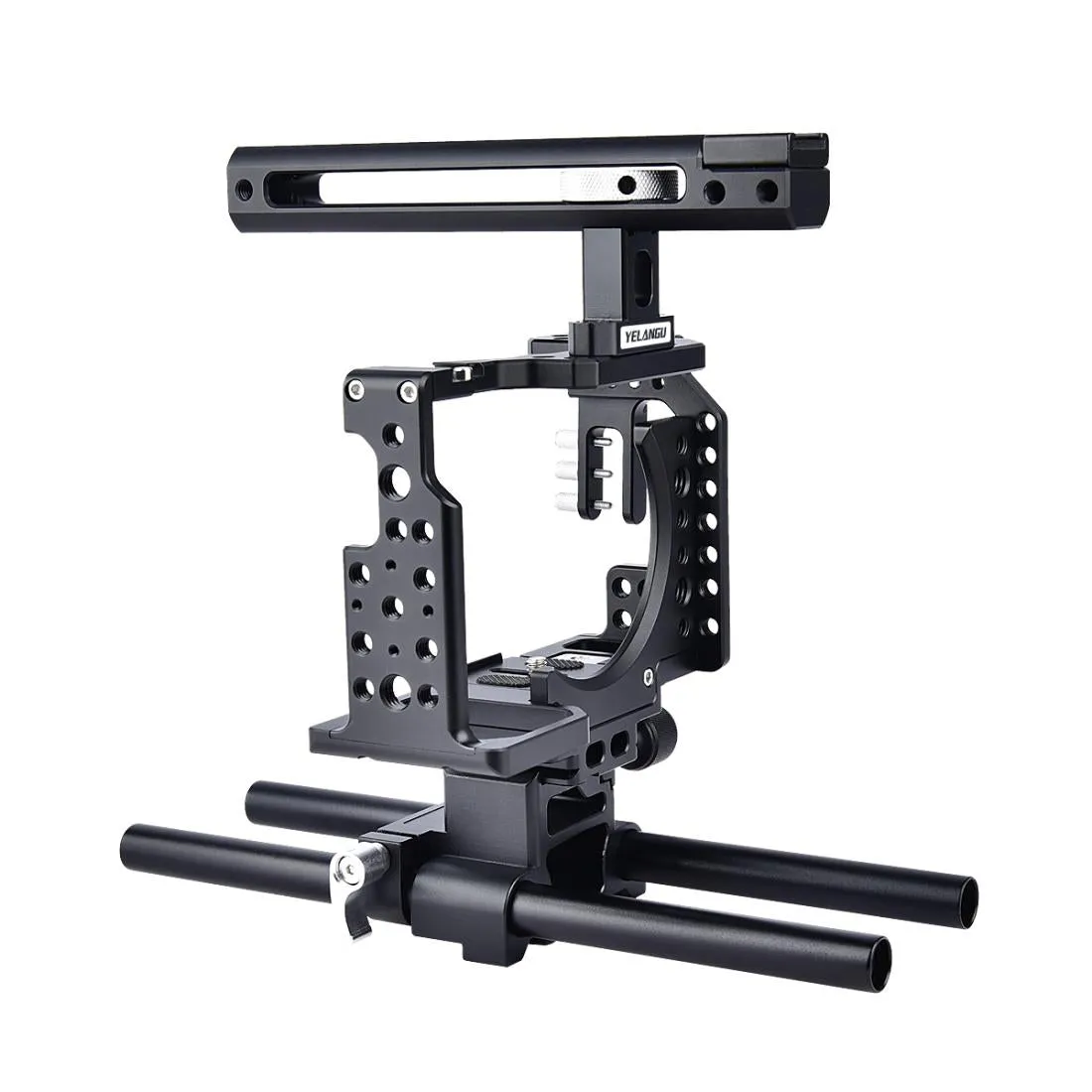 Camera Cage Stabilizer For Video - Black for Sony A7