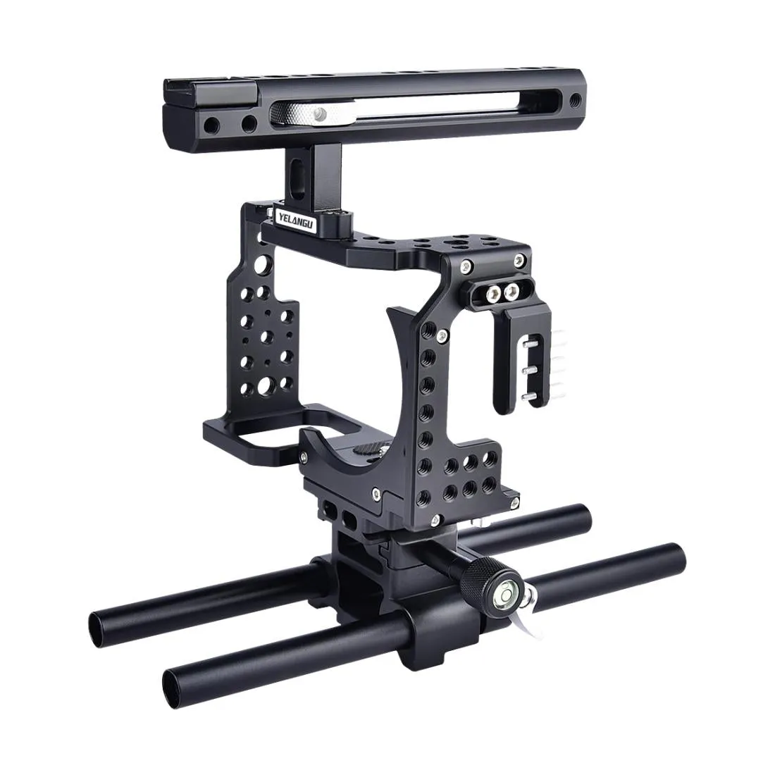 Camera Cage Stabilizer For Video - Black for Sony A7