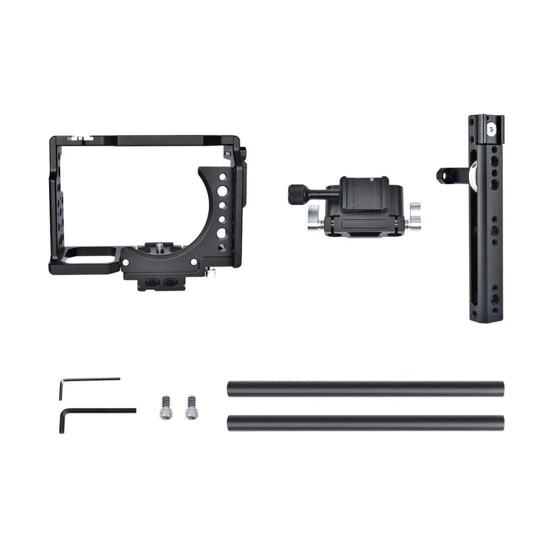 Camera Cage Stabilizer For Video - Black for Sony A7