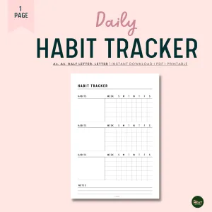 Daily Habit Tracker - M045