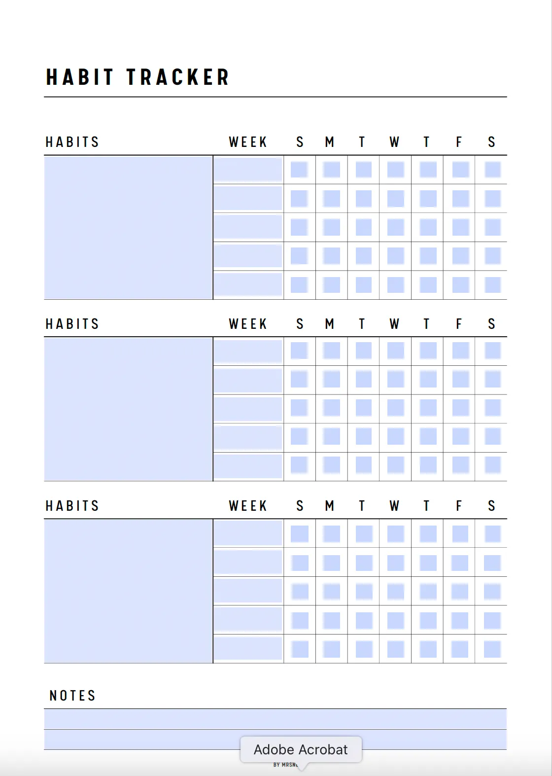 Daily Habit Tracker - M045