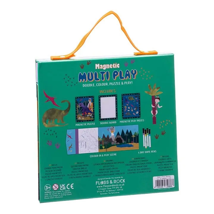 Dino Magnetic Multi Play Set by Floss & Rock