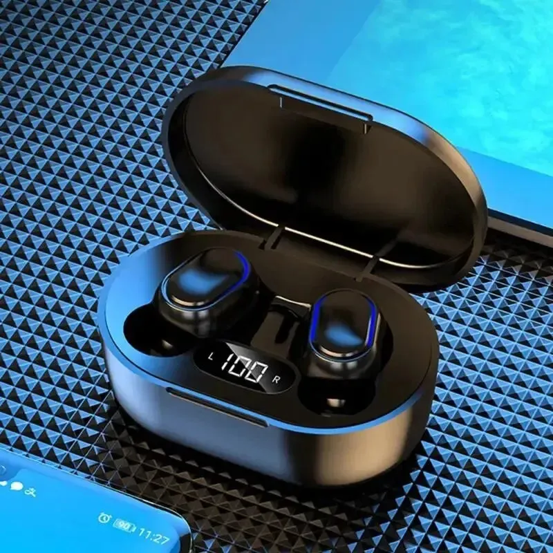 E7s Tws Wireless Headphones Bluetooth Earphones for Sports with Waterproof Design Mic and Music Control Compatible with All Smartphones