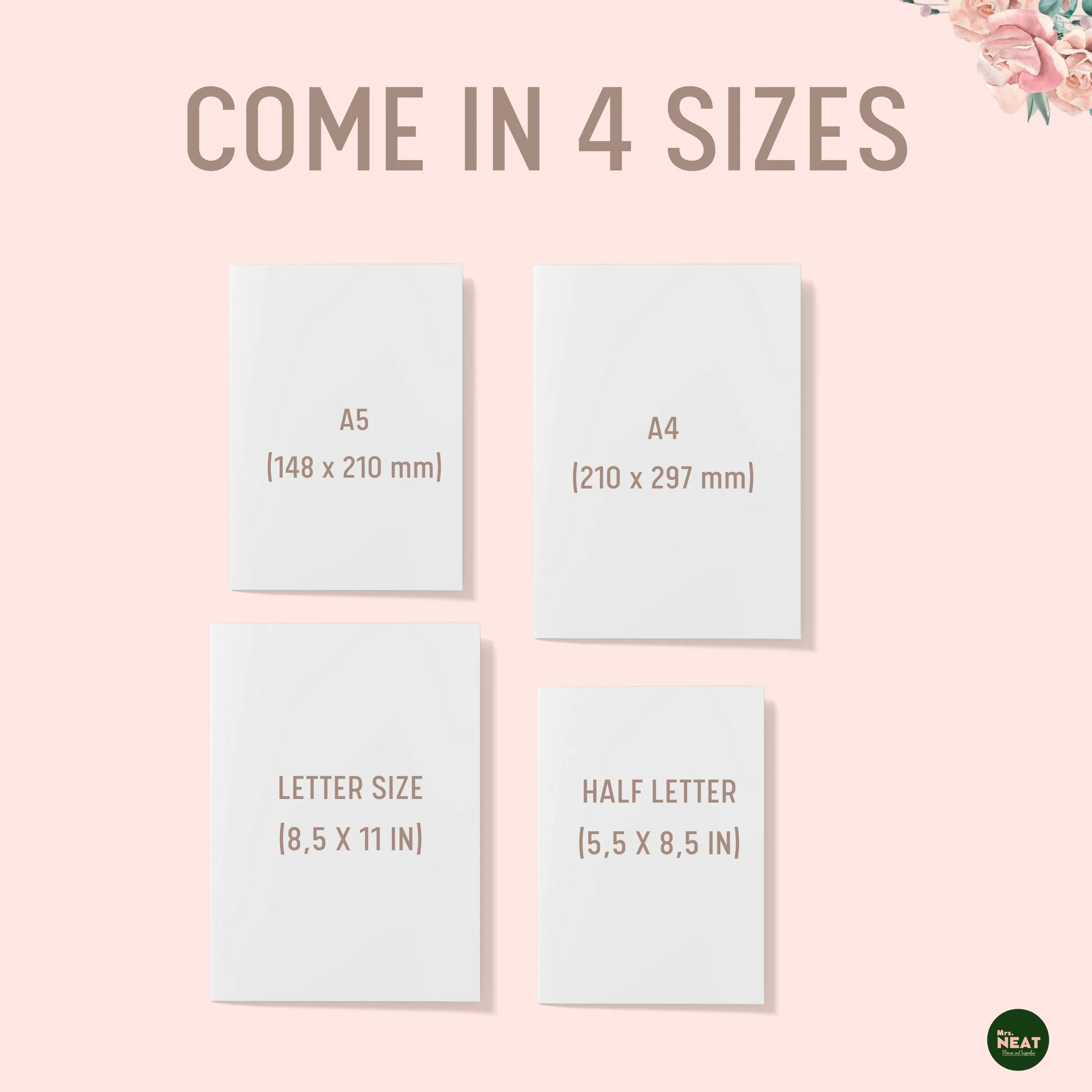 Floral Credit Tracker Printable - M010