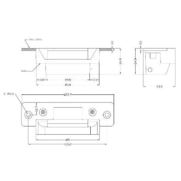 FSH Electric Door Strike, Monitored, FSHFES10M