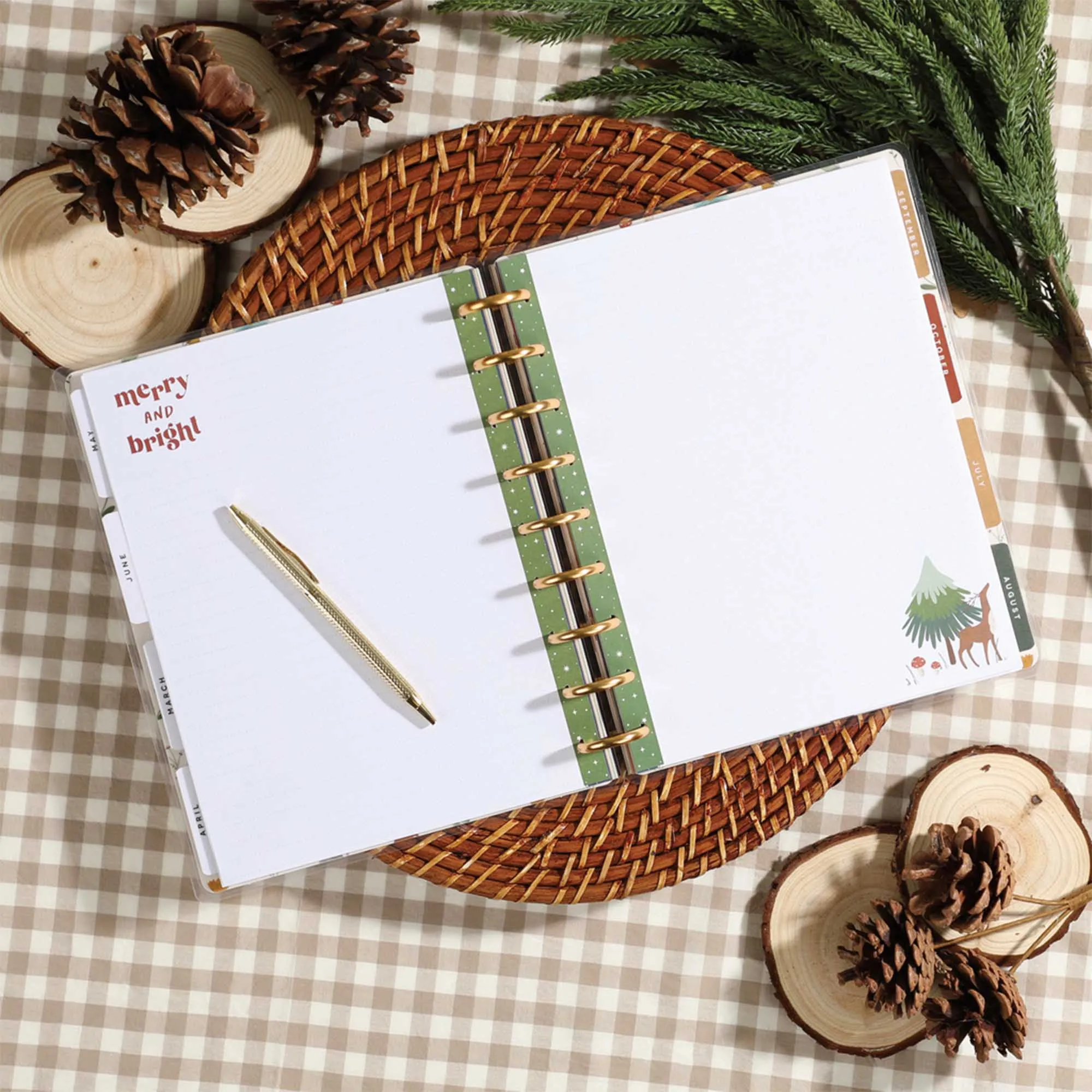 Happy Planner Woodland Seasons Christmas CLASSIC Fill Paper - Lined