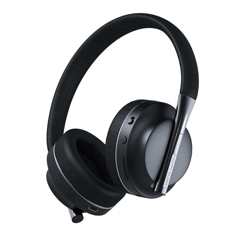 HAPPY PLUGS Play Youth Wireless Headphones - Black