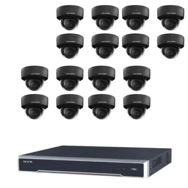 Hikvision CCTV Kit, AcuSense, 16 x 6MP Dome, 16CH NVR with 3TB HDD