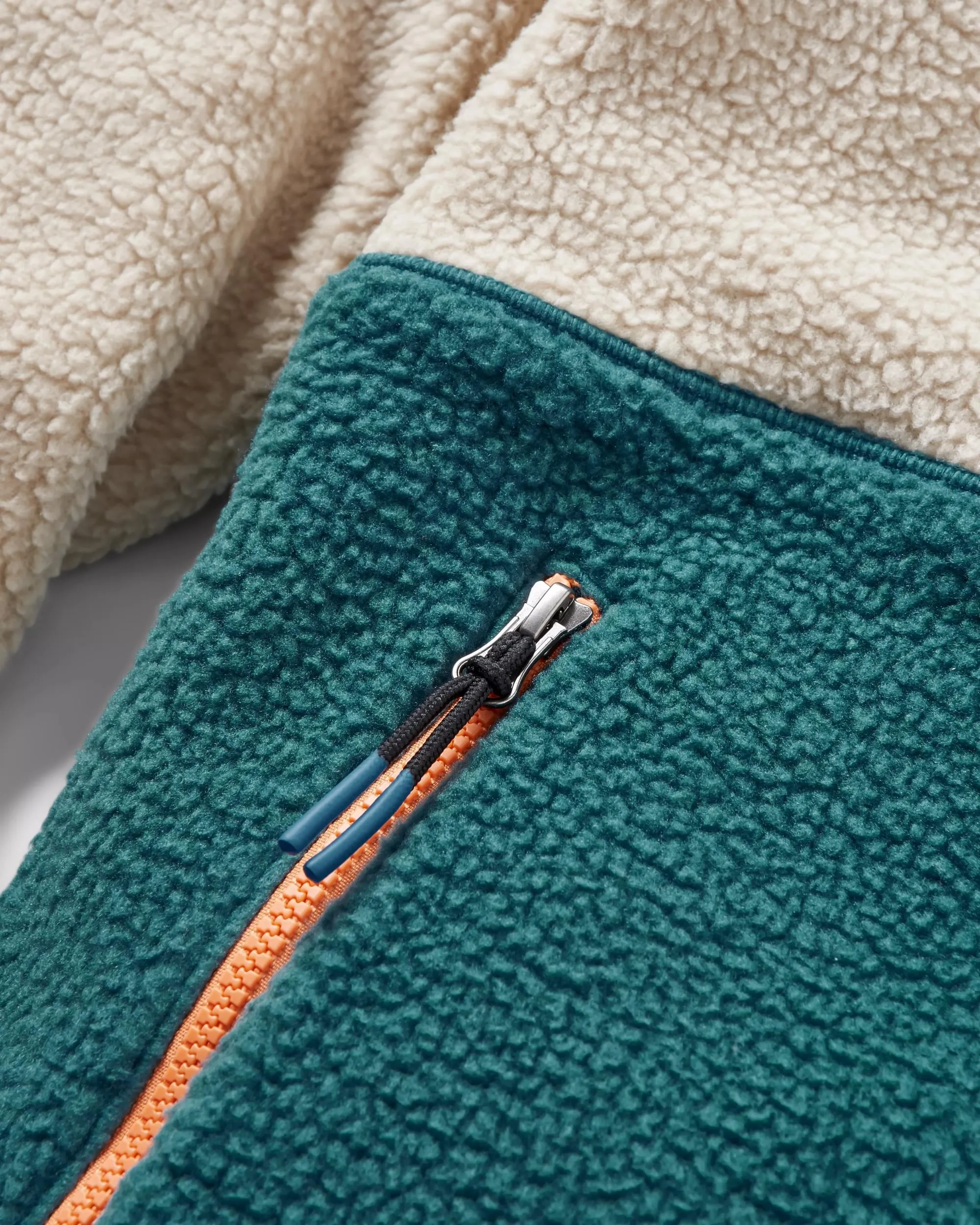 Home Recycled Sherpa Fleece - Mediterranean