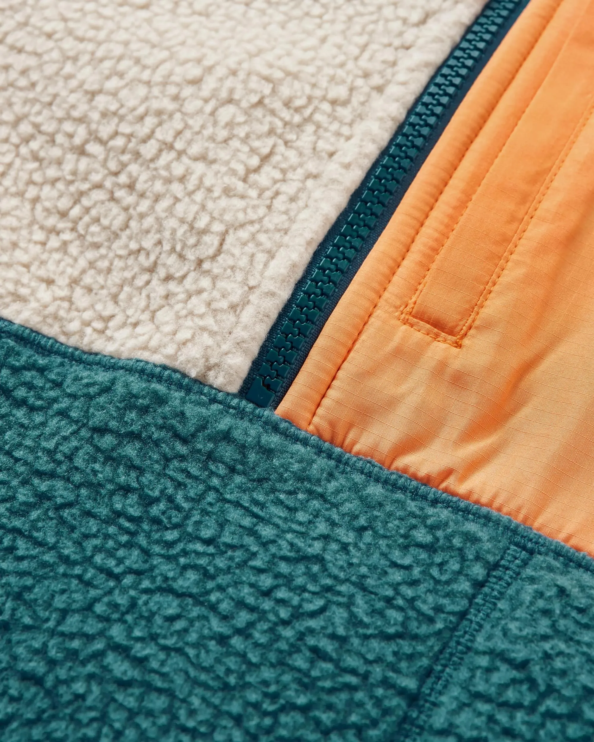 Home Recycled Sherpa Fleece - Mediterranean