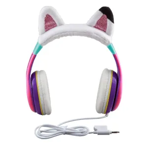 KIDdesigns Dreamworks Gabbys Dollhouse Wired Kids Headphones - Multicolor