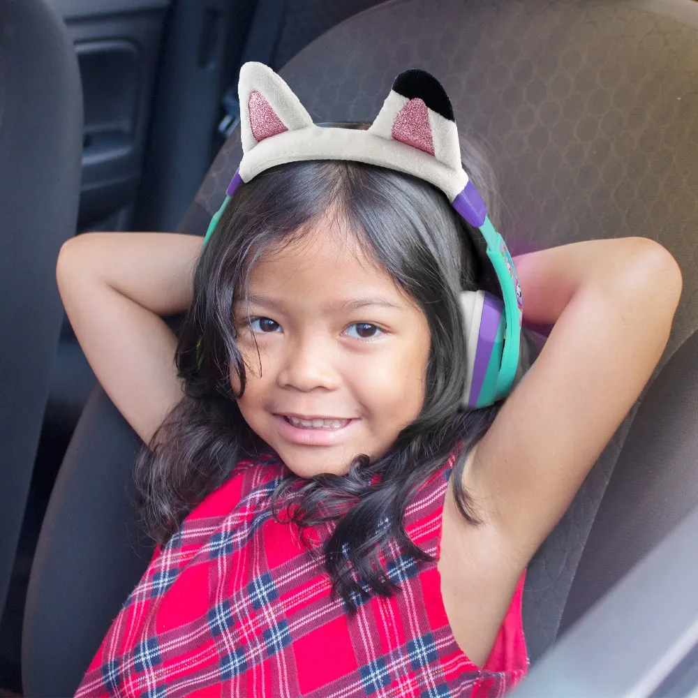 KIDdesigns Dreamworks Gabbys Dollhouse Wireless Bluetooth Kids Headphones - Multicolor