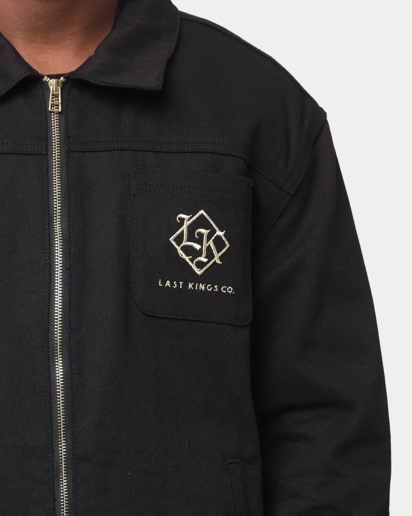 Last Kings The Throne Denim Jacket Black