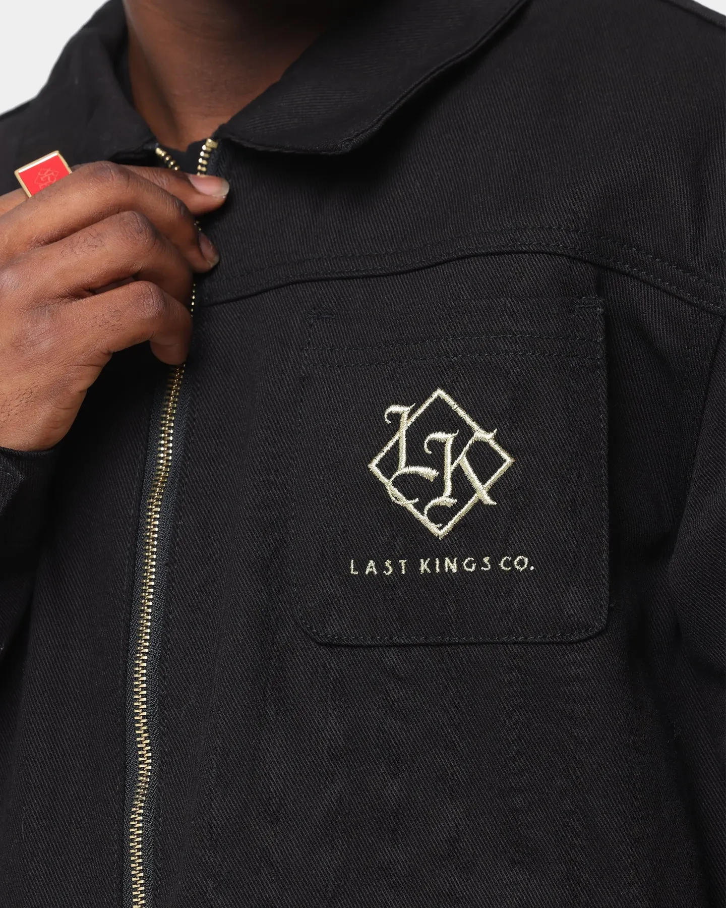 Last Kings The Throne Denim Jacket Black