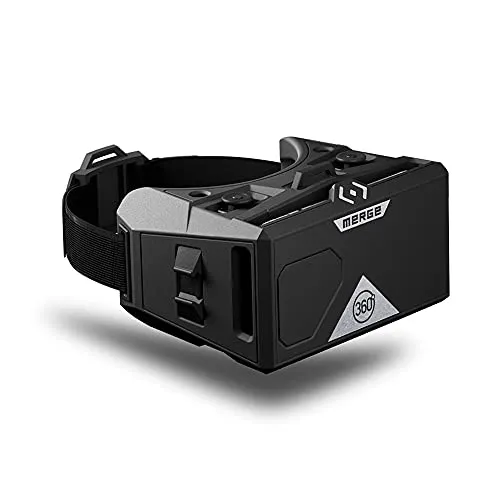 Merge AR/VR Headset - Go Anywhere - Virtual Reality Field Trips and Mixed Reality Learning - Science and STEM Ages 10 and up (Moon Grey)