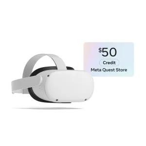 Meta Quest 2 128GB   $50 credit in the Meta Quest Store