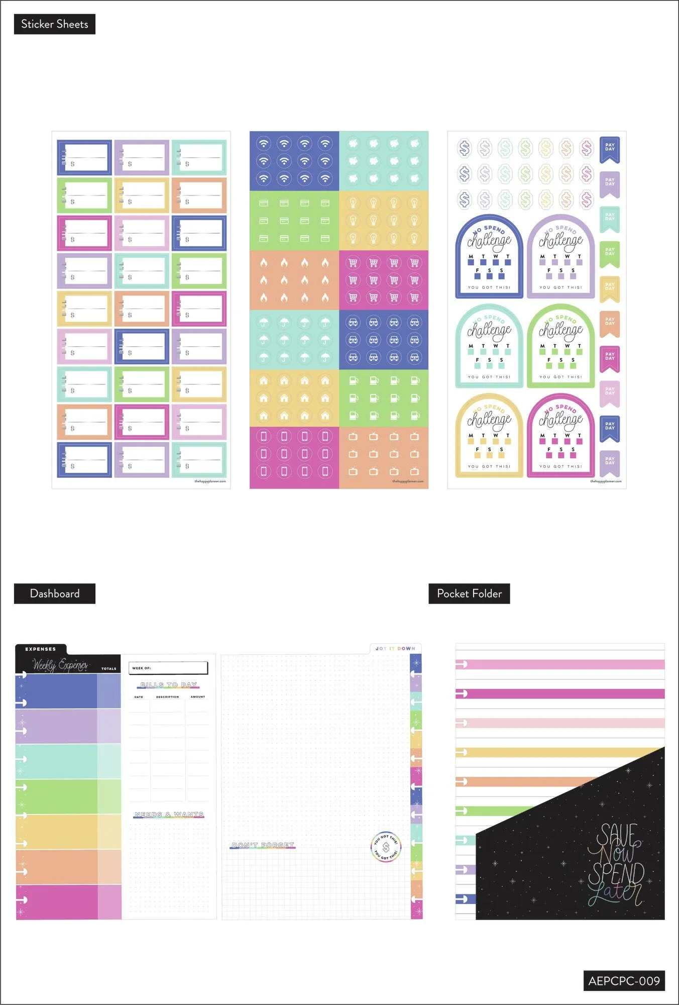 Monthly Budget and Saving Tracker Classic Planner Companion
