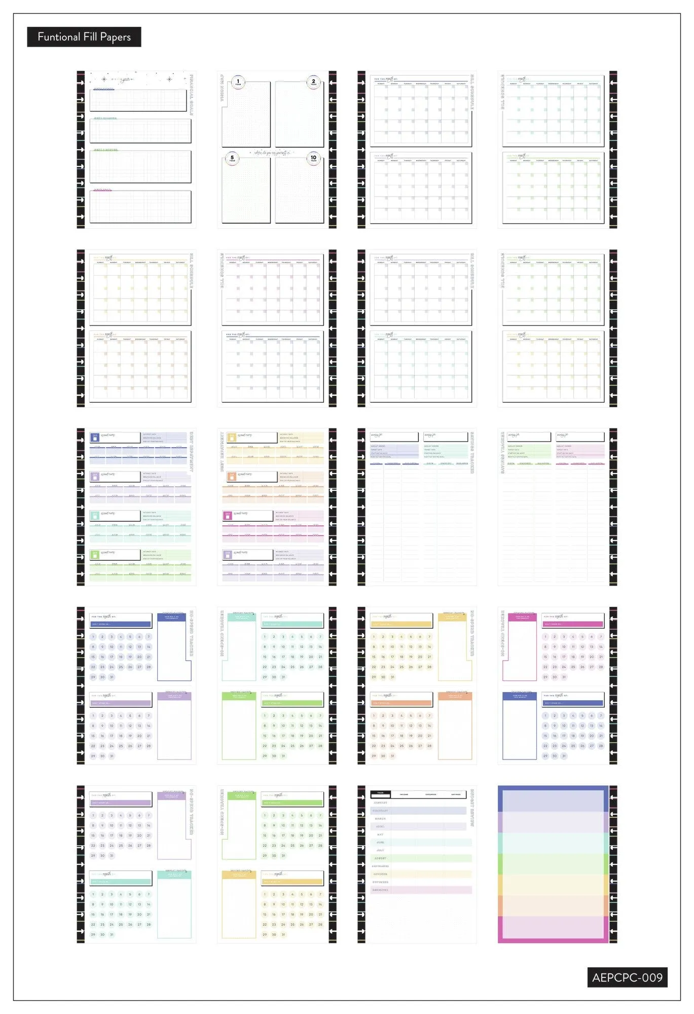 Monthly Budget and Saving Tracker Classic Planner Companion