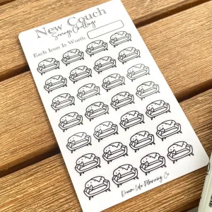 New Couch Savings Challenge Card