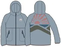 North Coast Vista 2.0 Full Zip Recycled Sherpa Fleece - Blue Fog