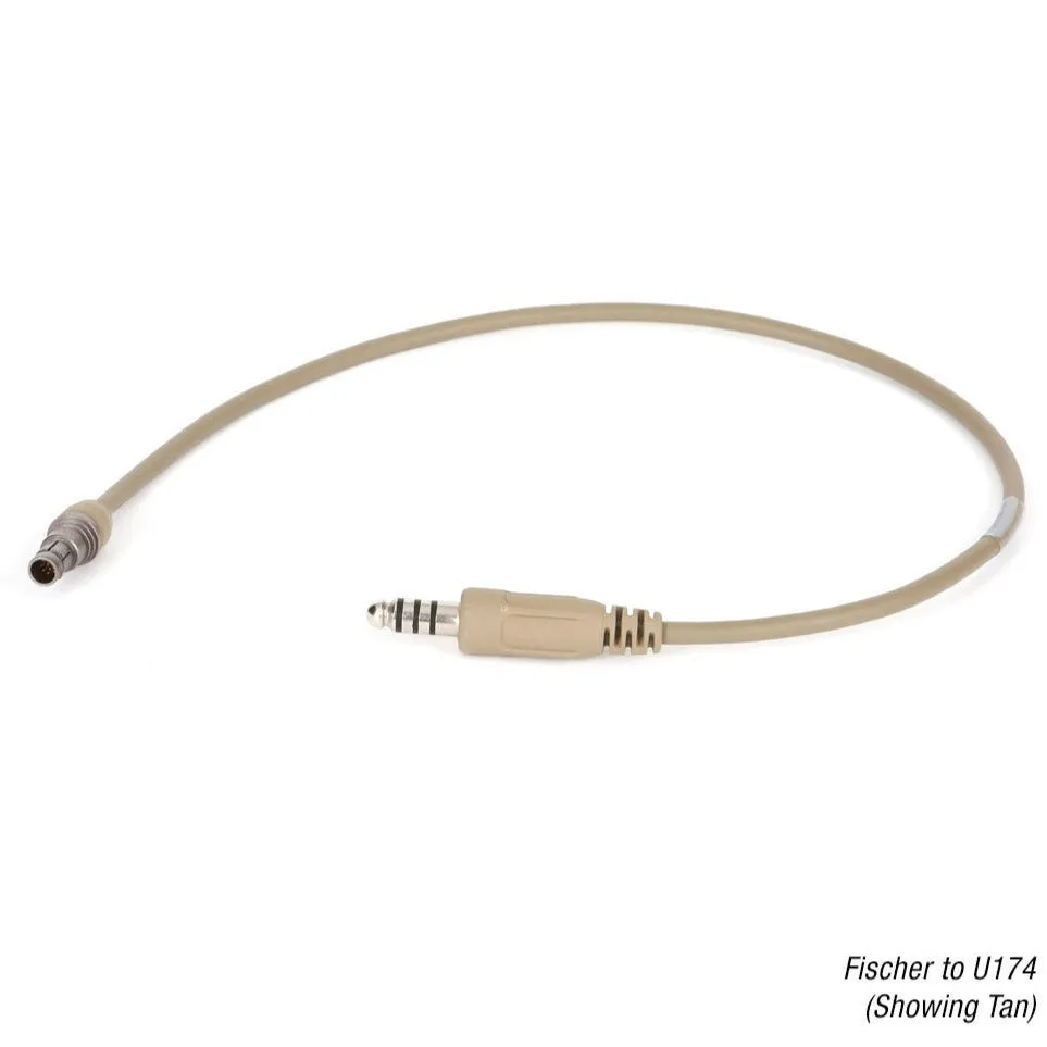 Ops-Core AMP U174 Downlead Cable | Monaural, Stereo & Mono-Binaural