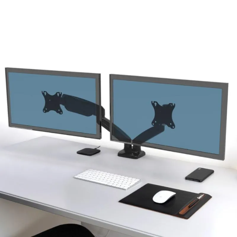 Port Monitor Arm Dual Bk 901105