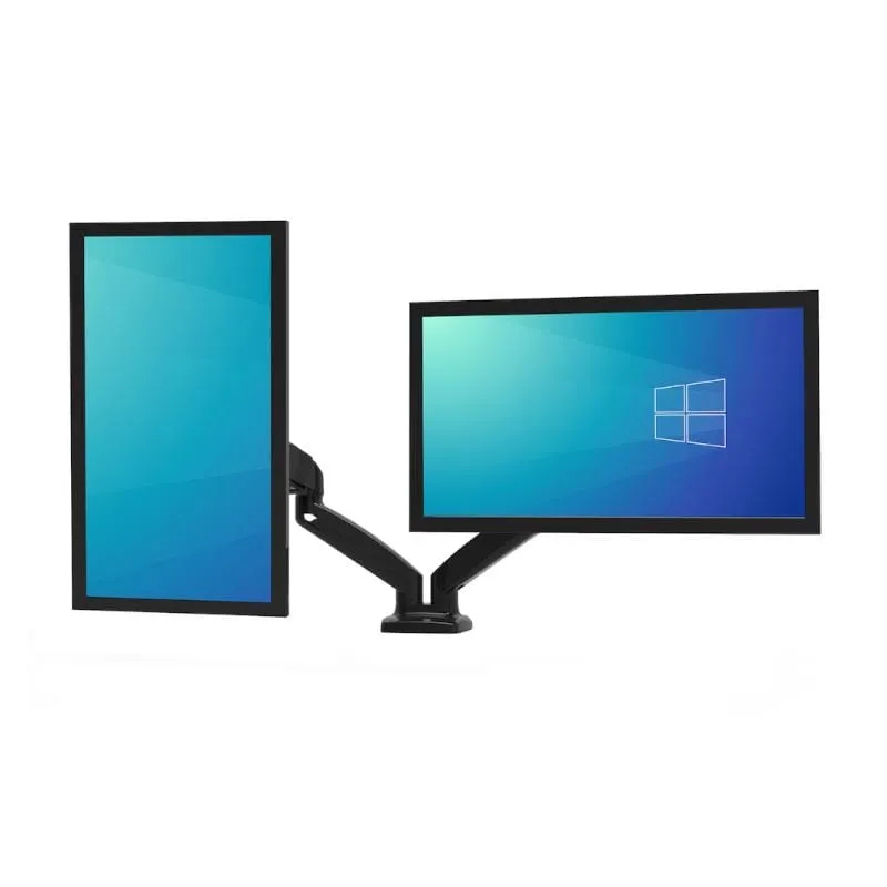 Port Monitor Arm Dual Bk 901105
