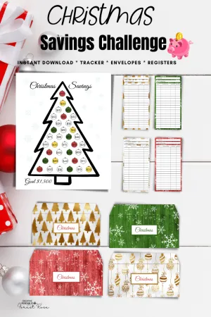 Printable Christmas Savings Challenge