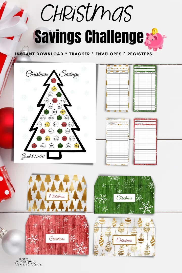 Printable Christmas Savings Challenge