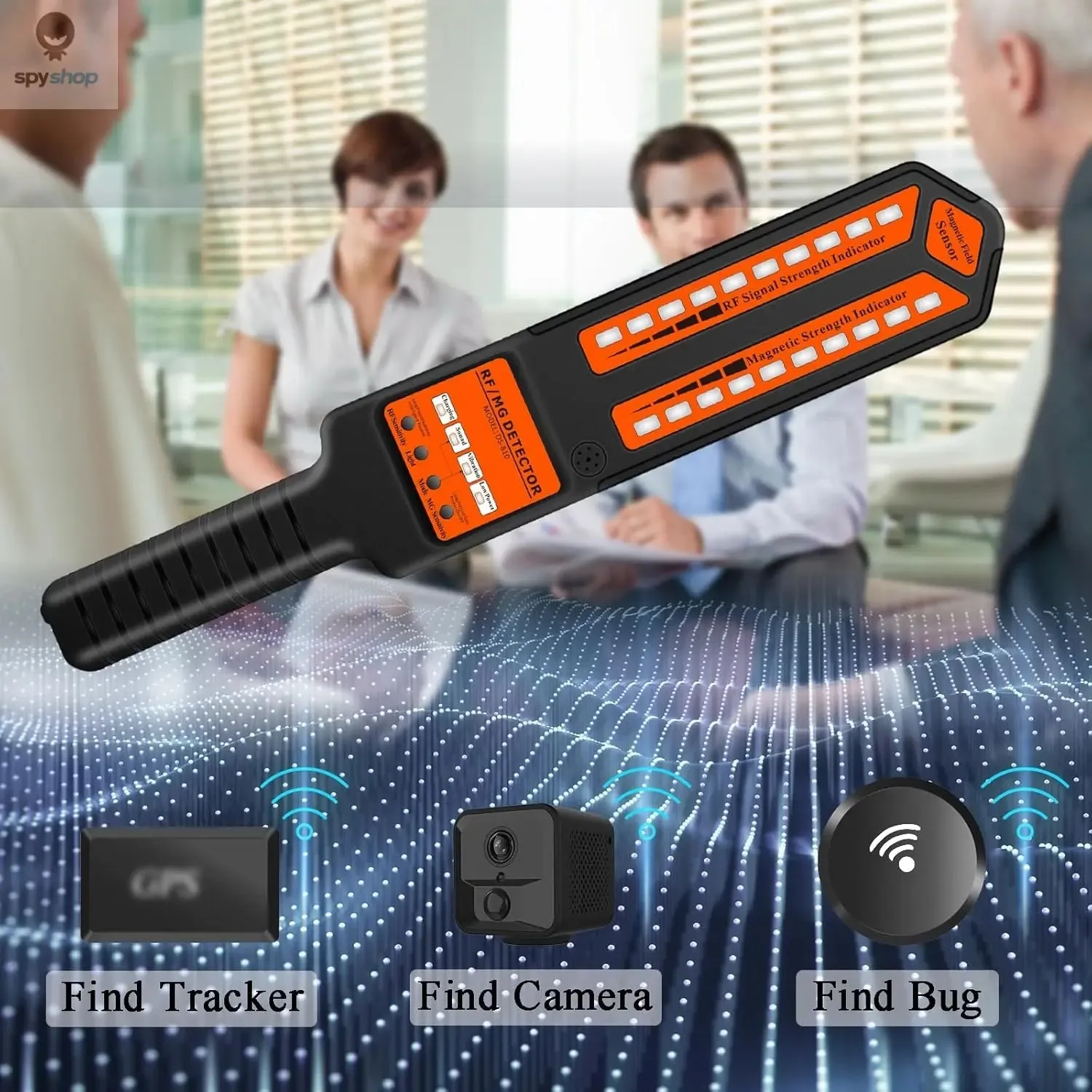 Professional Camera Finder Multi-Function Camera and Listening Device Finder – Essential Scanner for Car, Hotel, and Meeting Security 🚗🏨🔍