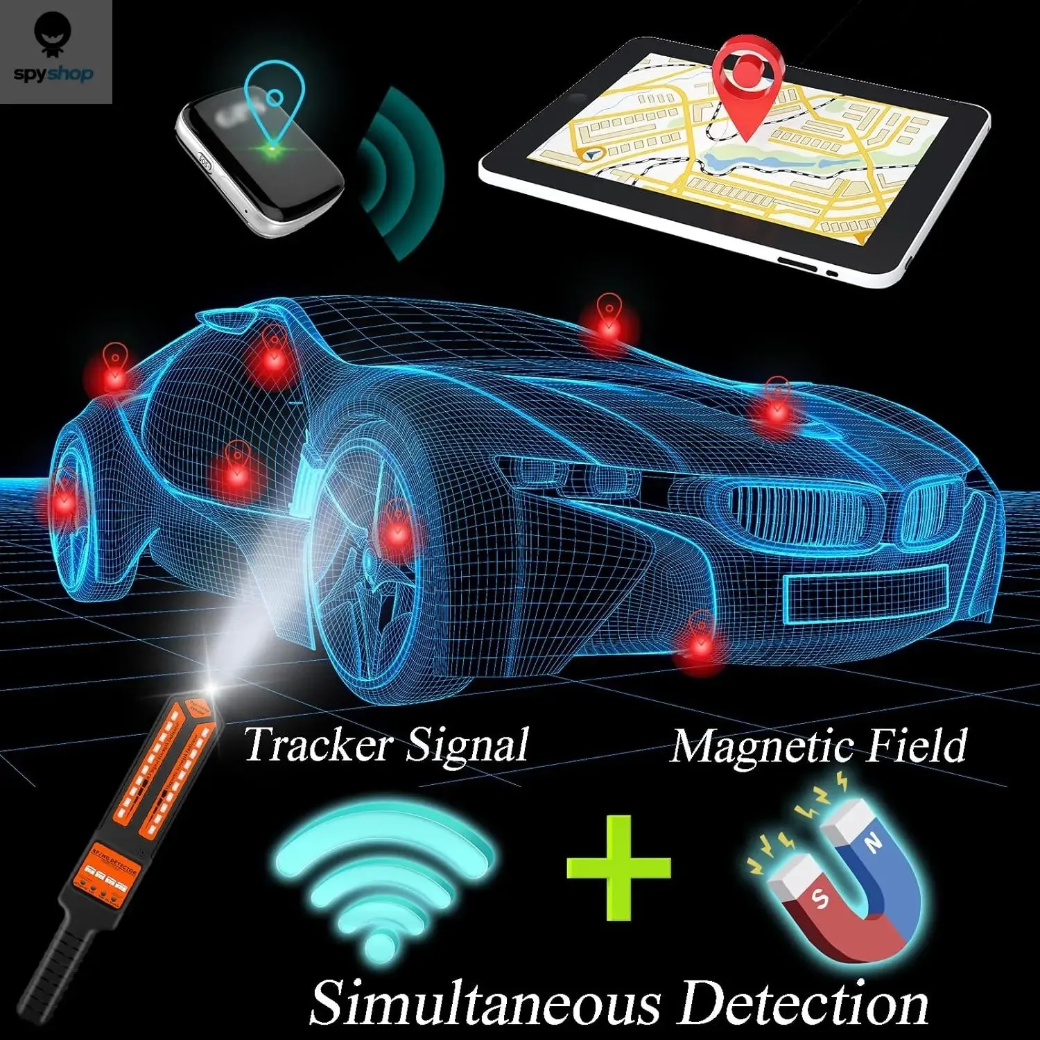 Professional Camera Finder Multi-Function Camera and Listening Device Finder – Essential Scanner for Car, Hotel, and Meeting Security 🚗🏨🔍