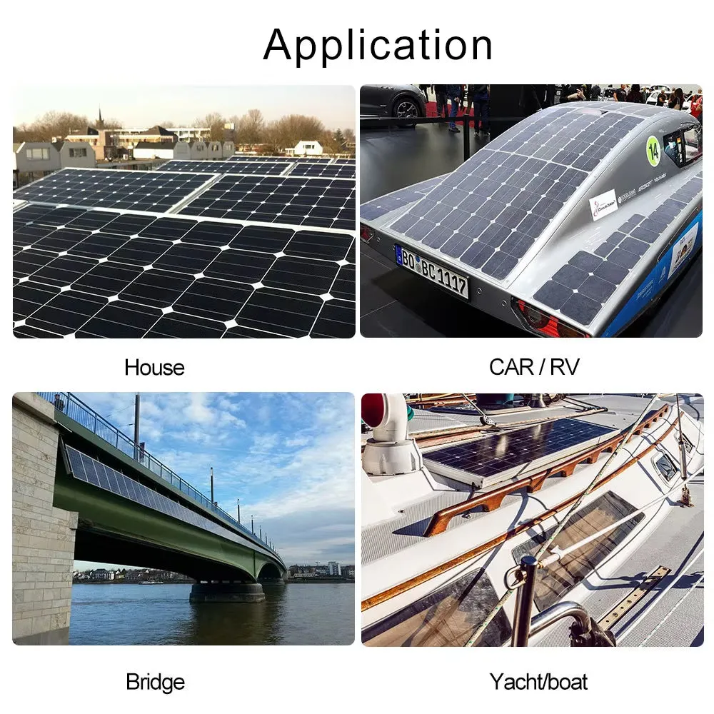 Solar Panel 2000W 12V Bendable Battery Charge Flexible Solar Panels for Home Car Roof Solar Panel System