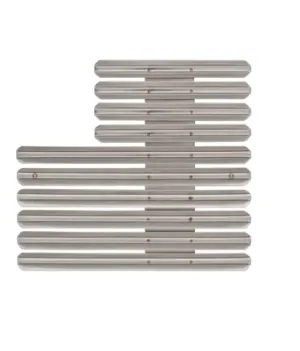 Staggered Right Zero Space Metal Mount