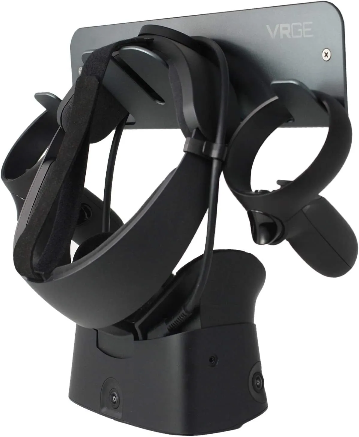 VRGE VR Wall Mount Storage Stand Hook - for Meta/Oculus Quest 2 - Rift - Rift-S - Quest - HTC Vive - Vive Pro - Playstation VR - Valve Index - Vive Cosmos and Mixed Reality Headsets